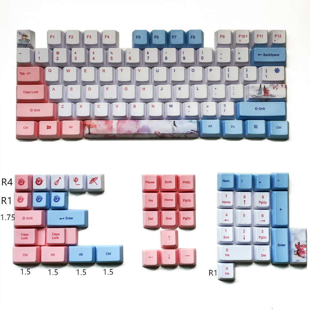 PBT sublimation keycap OEM high compatibility